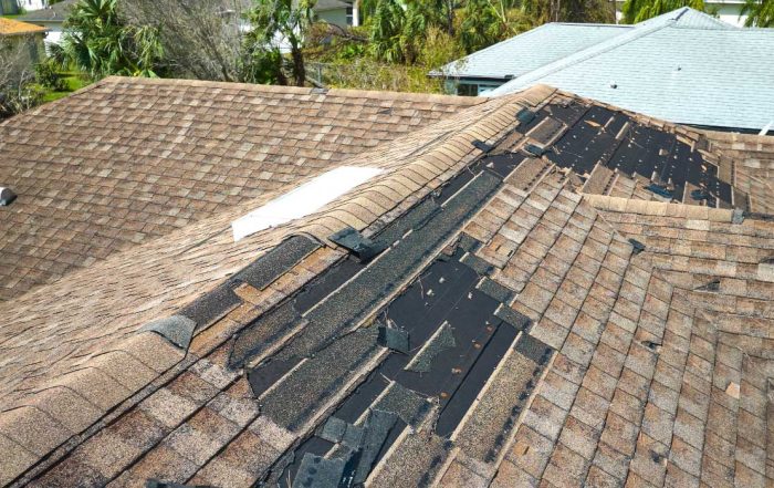 Roof damage